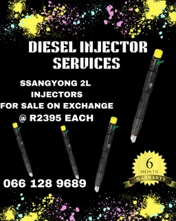 Ssangyong 2l Diesel Injectors For Sale On Exchange Or To Recon