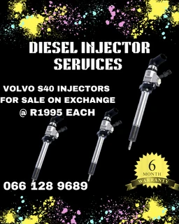 VOLVO S40 DIESEL INJECTORS FOR SALE ON EXCHANGE OR TO RECON