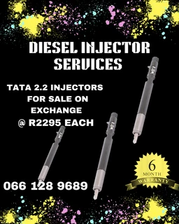 TATA 2.2 DIESEL INJECTORS FOR SALE ON EXCHANGE OR TO RECON