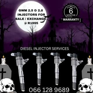 Gwm 2.5 & 2.8 Diesel Injectors For Sale On Exchange Or To Recon