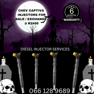 Chevrolet Captiva Delphi Diesel Injectors For Sale On Exchange Or To Recon