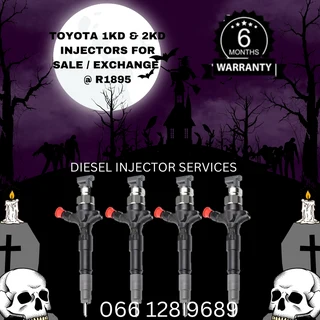 Toyota 1kd & 2kd Diesel Injectors For Sale On Exchange