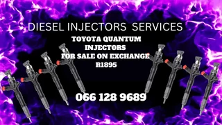 Toyota Quantum Diesel Injectors For Sale On Exchange Or To Recon