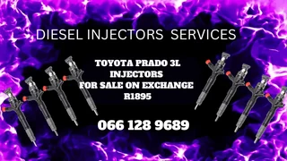Toyota Prado 3l Diesel Injectors For Sale On Exchange Or To Recon