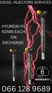 HYUNDAI H1 DELPHI DIESEL INJECTORS FOR SALE ON EXCHANGE