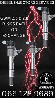 Gwm 2.5 &amp; 2.8 Diesel Injectors For Sale On Exchange