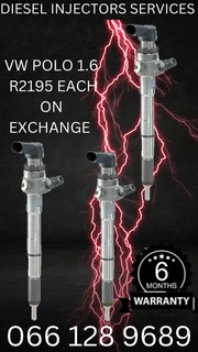 Volkswagen Polo 1.6 Diesel Injectors For Sale On Exchange Or To Recon