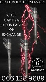 Chevrolet Captiva Bosch Diesel Injectors For Sale On Exchange Or To Recon