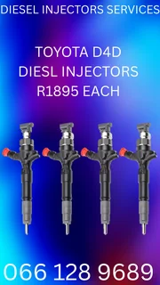Toyota D4d Diesel Injectors For Sale On Exchange With Warranty