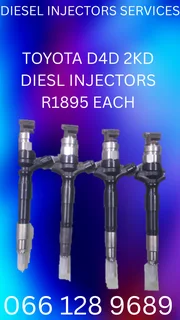 Toyota D4d 2kd Diesel Injectors For Sale On Exchange With Warranty