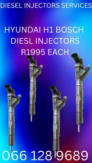 Hyundai H1 Bosch Diesel Injectors For Sale On Exchange With Warranty