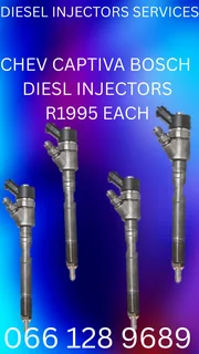Chev Captiva Bosch Diesel Injectors For Sale On Exchange With Warranty