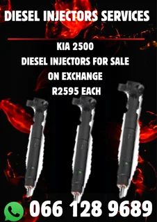 Kia 2500 Diesel Injectors For Sale On Exchange With Warranty