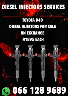 Toyota D4d Diesel Injectors For Sale On Exchange Or To Recon