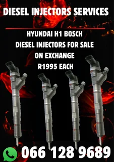 Hyundai H1 Bosch Diesel Injectors For Sale On Exchange Or To Recon