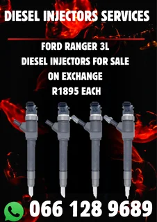 Ford Ranger 3l Diesel Injectors For Sale On Exchange With Warranty And Copper Washers
