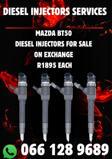 Mazda Bt50 Diesel Injectors For Sale On Exchange With Warranty Or To Recon