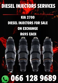 Kia 2700 Diesel Injectors For Sale On Exchange With Warranty