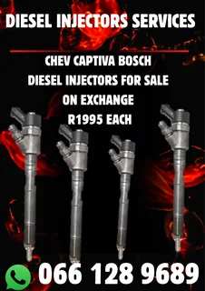 Chev Captiva Bosch  Diesel Injectors For Sale On Exchange Or To Recon