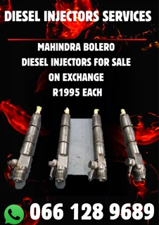 Mahindra Bolero Diesel Injectors For Sale With Copper Washers And 6 Month Warranty
