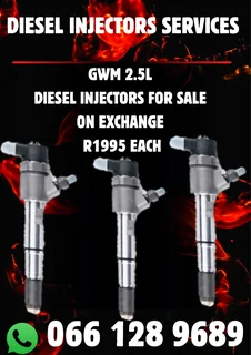 Gwm 2.5 Diesel Injectors For Sale On Exchange Or To Recon