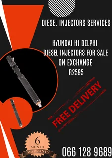 Hyundai H1 Delphi Diesel Injectors For Sale On Exchange With Warranty