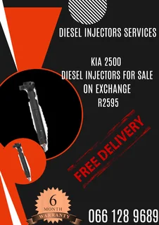 Kia 2500 Diesel Injectors For Sale On Exchange With Warranty And Copper Washers
