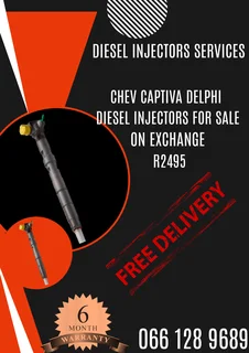 Chev Captiva Delphi Diesel Injectors For Sale Or To Recon