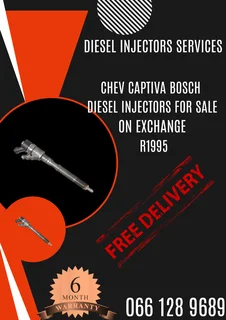 Chev Captiva Bosch Diesel Injectors For Sale On Exchange With Copper Washers