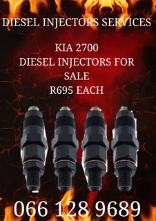 Kia 2700 Diesel Injectors For Sale Or To Recon Your Own