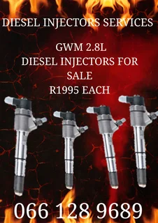 Gwm 2.8l Diesel Injectors For Sale Or To Recon Your Own With Warranty