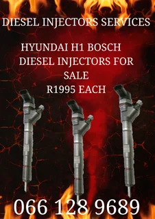 Hyundai H1 Bosch Diesel Injectors For Sale On Exchange With Warranty