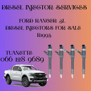 Ford Ranger 3l Diesel Injectors For Sale With Warranty And Copper Washers