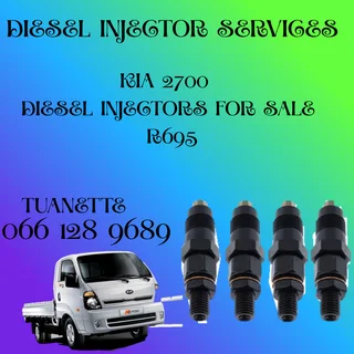 Kia 2700 Diesel Injectors For Sale Or To Recon