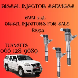 Gwm 2.5 Diesel Injectors For Sale On Exchange Or To Recon