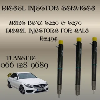 Merc Benz C220 & C270 Delphi Diesel Injectors For Sale Or To Recon