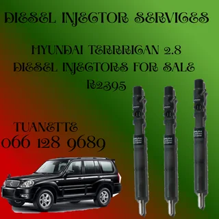 Hyundai Terrican 2.8 Diesel Injectors For Sale Or To Recon