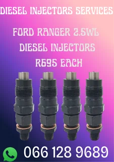 Ford Ranger 2.5wl Diesel Injectors For Sale On Exchange Or To Recon