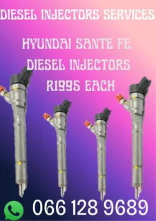 Hyundai Sante Fe Diesel Injectors For Sale On Exchange With Warranty And Copper Washers