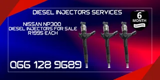 Nissan Np300 Diesel Injectors For Sale With Warranty And Copper Washers