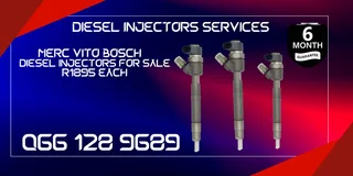 Merc Vito Bosch Diesel Injectors For Sale On Exchange With Warranty