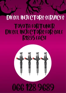 Toyota Fortuner Diesel Injectors For Sale On Exchange With Copper Washers