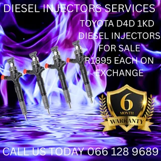 Toyota D3d 1kd Diesel Injectors For Sale On Exchange Or To Recon Your Own