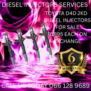 Toyota D4d 2kd Diesel Injectors For Sale On Exchange Or To Recon Your Own