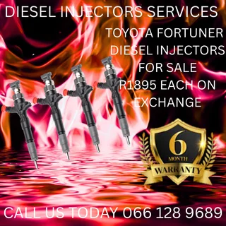 Toyota Fortuner Diesel Injectors For Sale On Exchange Or To Recon Your Own