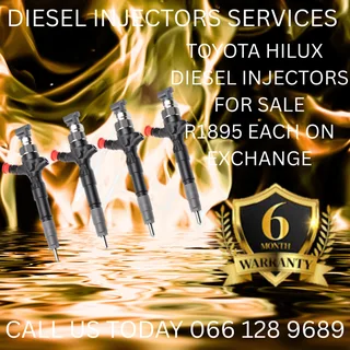 Toyota Hilux Diesel Injectors For Sale On Exchange Or To Recon