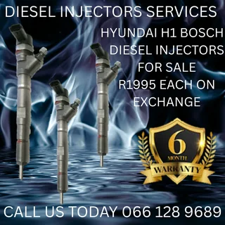 Hyundai H1 Bosch Diesel Injectors For Sale On Exchange With Warranty