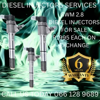 Gwm 2.8 Diesel Injectors For Sale On Exchange With Warranty