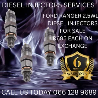 Ford Ranger 2.5wl Diesel Injectors For Sale On Exchange Or To Recon