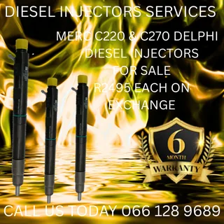 Merc Benz C220 & C270 Delphi Diesel Injectors For Sale On Exchange